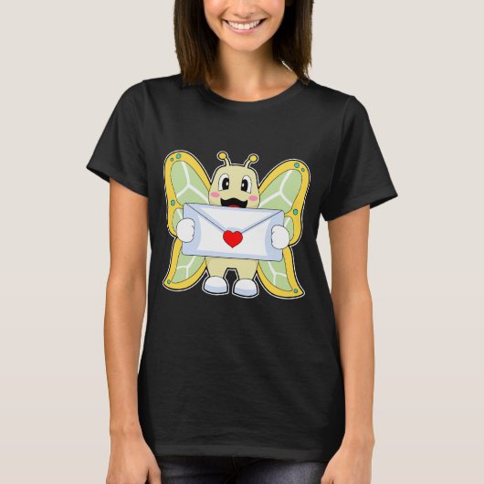 Butterfly Letter T-Shirt (Vorderseite)