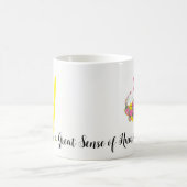 Butterfly Letter Y Floral Tasse (Mittel)