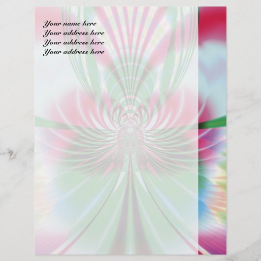 Butterfly Letterdesign Briefkopf (Vorderseite)