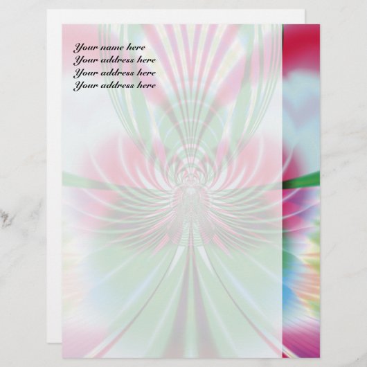 Butterfly Letterdesign Briefkopf (Vorne/Hinten)