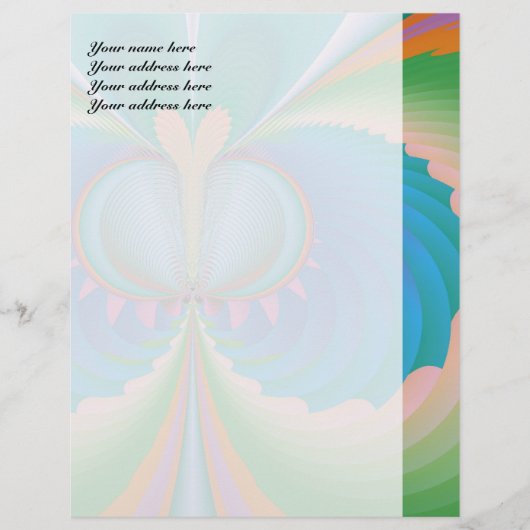 Butterfly Letterhead Briefkopf (Vorderseite)