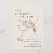 Butterfly-Liebe-Einladung Einladung (Vorne/Hinten)