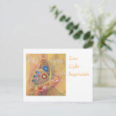 Butterfly Liebe Light and Isnpiration Postkarte (Stehend Vorderseite)