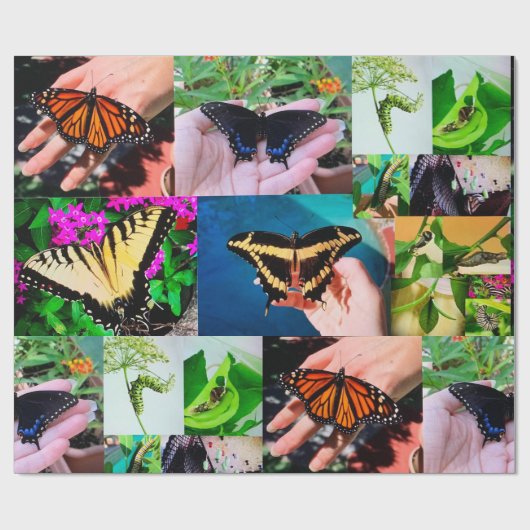 Butterfly Life Wrapper Geschenkpapier (Flach)
