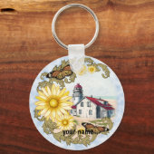 Butterfly Lighthouse Schlüsselanhänger (Vorderseite)