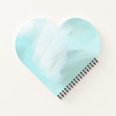 BUTTERFLY LILA BLAU NOTIZBLOCK (Rückseite)