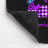 Butterfly Lila Überdosierung Mousepad (Ecke)