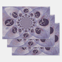 Butterfly Lila Vintag Abstrakt Hippie Boho