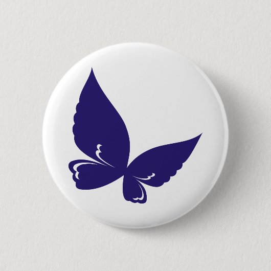 Butterfly Lilac Insect Nature Button (Vorderseite)