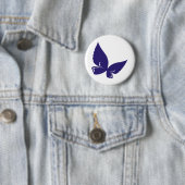 Butterfly Lilac Insect Nature Button (Beispiel)