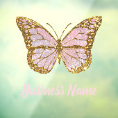 Butterfly-Logo Fensteraufkleber (Blatt 3)