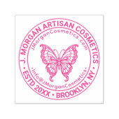 Butterfly-Logo Firmenname URL E-Mail Permastempel (Design)