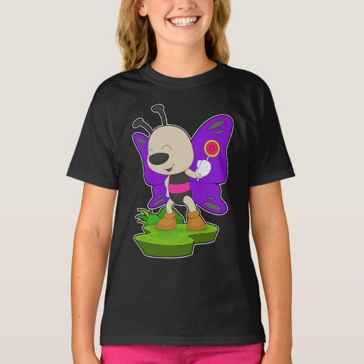 Butterfly Lollipop T-Shirt (Vorderseite)