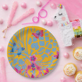 Butterfly Love besondere Anlass Design Art Pappteller (Party)