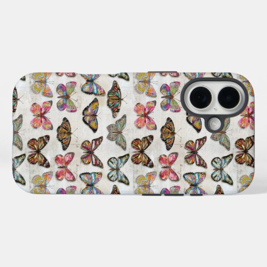Butterfly Love Case-Mate iPhone Hülle (Rückseite (Horizontal))