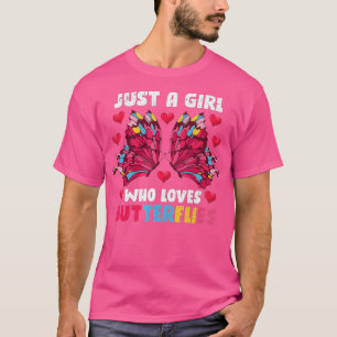 Butterfly Lover Girls Women Lepidopterist Insekt B T-Shirt