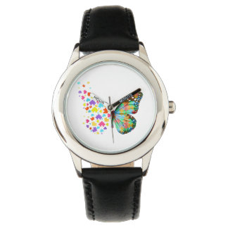 Butterfly Lover Kind beim Geburtstag zusehen, wie  Armbanduhr