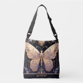 Butterfly Lover Lila Pink Tragetaschen Mit Langen Trägern (Vorderseite)