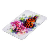 Butterfly Lover Monarch Butterfly Magnet (Linke Seite)