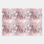 Butterfly magisch verzaubertes rosa Muster nahtlos Geschenkpapier Set (Vorderseite 2)