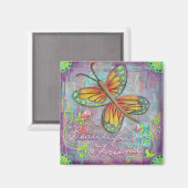 Butterfly Magnet (Vorderseite/Rückseite)