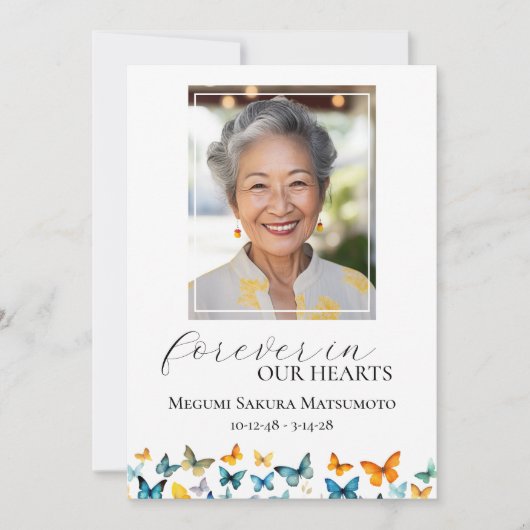 Butterfly-Mahnprogramm Einladung (Vorderseite)