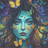 Butterfly Maid Aufkleber (Vorderseite)