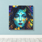 Butterfly Maid Leinwanddruck (Insitu (Holzboden))