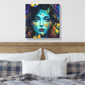 Butterfly Maid Leinwanddruck (Insitu (Schlafzimmer))