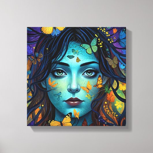 Butterfly Maid Leinwanddruck (Vorderseite)