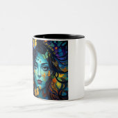 Butterfly Maid Zweifarbige Tasse (VorderseiteRechts)