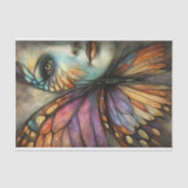 Butterfly Maiden Decoupage Seidenpapier (Vorderseite)