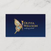 Butterfly Makeup Kit - Perle und Gold Visitenkarte (Vorderseite)