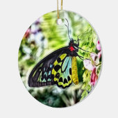 Butterfly-Malerei Keramik Ornament (Links)