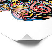 Butterfly Mandala Fotodruck (Ecke)