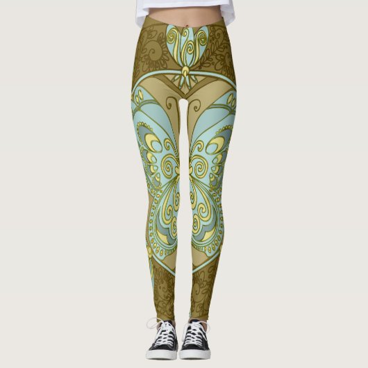 Butterfly Mandala - Leggings (Vorderseite)