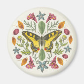 Butterfly Mandala Magnet (Vorne)