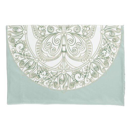 Butterfly Mandala - Pillowcase Kissenbezug (Vorderseite)