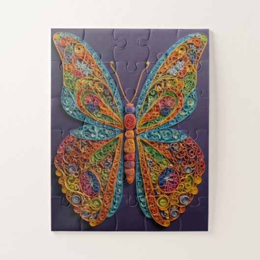 Butterfly Mandala Puzzle (Vertikal)