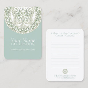 Butterfly Mandala - Visitenkarte