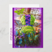 Butterfly Mannequin Kleid Form Weihnachtsbaum Postkarte (Vorne/Hinten)