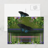 Butterfly Mantle Postkarte (Vorne/Hinten)