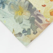 Butterfly Mantra Positive Zitate Fleece Blanket (Ecke)