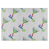 Butterfly Martini Glasschneider Schneidebrett (Vorderseite)
