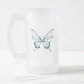 Butterfly Mattglas Bierglas (Links)
