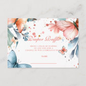 Butterfly Meadow Diapper Raffle Begleitkarte (Vorderseite)