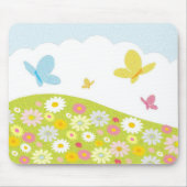 Butterfly Meadow Mouse Pad Mousepad (Vorne)