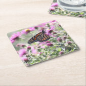 Butterfly Meadow Rechteckiger Pappuntersetzer (angewinkelt)