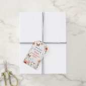 Butterfly Meadow Watercolor Brautparty CUSTOM Geschenkanhänger (Mit Garn)