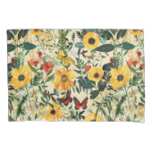 Butterfly Meadow Whimsical Floral Pillow Sham Kissenbezug (Vorderseite-Links)